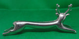 LOTE 4 FIGURAS DE ANIMALES DE METAL - VINTAGE -