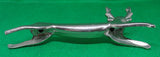 LOTE 4 FIGURAS DE ANIMALES DE METAL - VINTAGE -