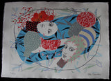SERIGRAFIA ANA KARINA 206/333 - MEDIDAS 32 X 44 CM - PAPEL ESPECIAL -