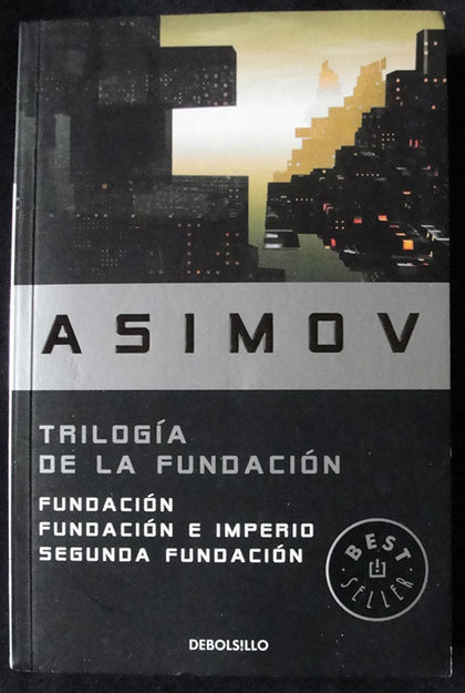 TRILOGIA DE LA FUNDACION - ISAAC ASIMOV - LIBRO DE BOLSILLO -