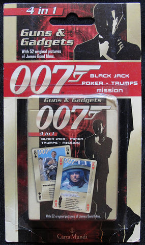 BARAJA 007 JAMES BOND - GUNS & GADGETS - CARTA MUNDI -