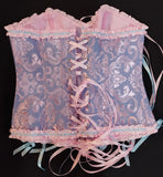 CORSET VIOLETA Y ROSA