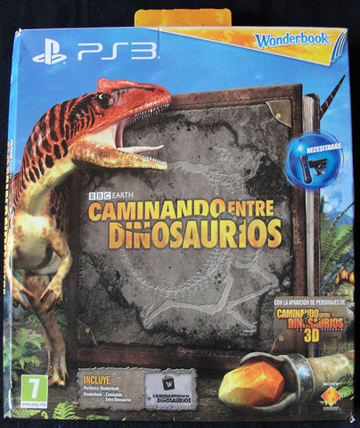 CAMINANDO ENTRE DINOSAURIOS + WONDERBOOK - SONY PS3 -