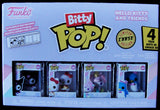 FUNKO BITTY POP! 4 FIGURAS - HELLO KITTY AND FRIENDS - HELLO KITTY - MY MELODY -