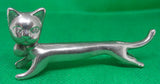 LOTE 4 FIGURAS DE ANIMALES DE METAL - VINTAGE -