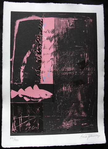 SERIGRAFIA GOSIA TREBACZ 206/333 - MEDIDAS 32 X 44 CM - PAPEL ESPECIAL -