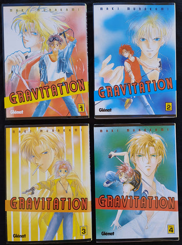GRAVITATION VOLUMENES 1, 2, 3 Y 4 - MAKI MURAKAMI - ED GLENAT - SHOJO MANGA -