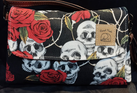 BOLSO SKULLS AND ROSES