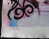 SERIGRAFIA ISABEL PINTADO 206/333 - MEDIDAS 32 X 44 CM -