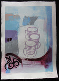 SERIGRAFIA ISABEL PINTADO 206/333 - MEDIDAS 32 X 44 CM -