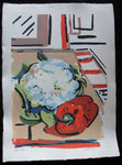 SERIGRAFIA LUISA VALDES 206/333 - MEDIDAS 32 X 44 CM - PAPEL ESPECIAL -