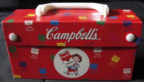 MALETIN DE CARTON CAMPBELL'S SOUP - COLECCIONISMO - RAREZA -