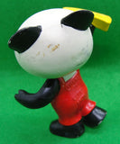 PANDA THE CIRCUS STAR PVC VINTAGE CON AVION - PIERO DAMI, COMICS SPAIN - MAIA & BORGES, 1982 -