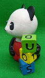 PANDA THE CIRCUS STAR PVC VINTAGE CON CUBOS - PIERO DAMI, COMICS SPAIN - MAIA & BORGES, 1982 - (Copia)