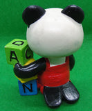 PANDA THE CIRCUS STAR PVC VINTAGE CON CUBOS - PIERO DAMI, COMICS SPAIN - MAIA & BORGES, 1982 - (Copia)