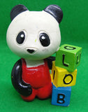 PANDA THE CIRCUS STAR PVC VINTAGE CON CUBOS - PIERO DAMI, COMICS SPAIN - MAIA & BORGES, 1982 - (Copia)
