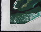 SERIGRAFIA PEDRO BUENO 206/333 - MEDIDAS 32 X 44 CM - PAPEL ESPECIAL -