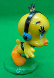 PIOLIN TWEETY, CON WALKMAN - FIGURA PVC WARNER BROS, 1983 - BULLY, GERMANY - VINTAGE -