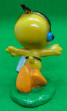 PIOLIN TWEETY, CON WALKMAN - FIGURA PVC WARNER BROS, 1983 - BULLY, GERMANY - VINTAGE -