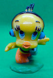 PIOLIN TWEETY, CON WALKMAN - FIGURA PVC WARNER BROS, 1983 - BULLY, GERMANY - VINTAGE -
