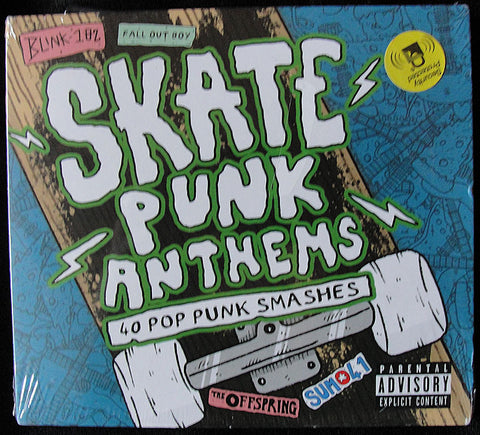 SKATE PUNK ANTHEMS - 40 POP PUNK SMASHES - 2 x CD DIGIPACK -
