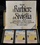 ROSINI: IL BARBIERE DI SIVIGLIA - CHAILLY - BOX 3 CASSETTES + LIBRETO -