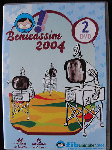 BENICASSIM 2004 - 2 DVD - FANGORIA, LOS PLANETAS, LOU REED, COOPER...