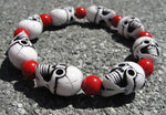 Pulsera Calavera Blanca