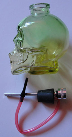 CALAVERA AMARILLA Y VERDE PIPA DE AGUA - CACHIMBA -