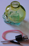 CALAVERA VERDE AZULADA - PIPA DE AGUA - CACHIMBA -