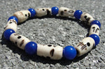 Pulsera Calavera hueso de Yak Blanca