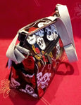 Bolso Calaveras y Rosas Negro