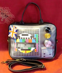 Bolso Televisión Retro Marrón
