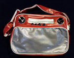 Bolso Radio Retro Grande Rojo