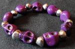 Pulsera Calaveritas Turquesa Colores