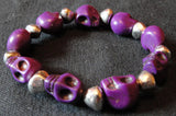 Pulsera Calaveritas Turquesa Colores