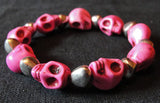 Pulsera Calaveritas Turquesa Colores
