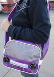 Bolso Radio Retro Morado