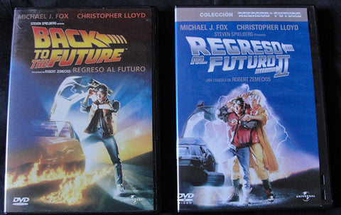 REGRESO AL FUTURO - 2 DVD PARTE 1 Y 2 -