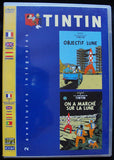 TINTIN - 2 AVENTURES INTEGRALES - DVD - OBJECTIF LUNE - ON A MARCHE SUR LA LUNE -