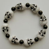 Pulsera Calavera Blanca