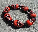 Pulsera Calaveras Colores